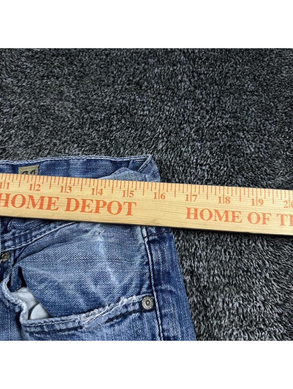Y2K Skater BKE Buckle Tyler Baggy Light Wash Jeans - Fits 32x28.5! - Picture 6 of 8